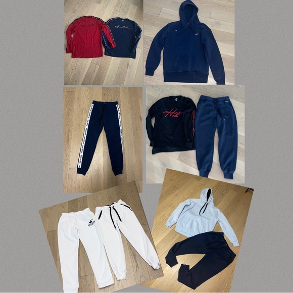 Hollister Other - Mens Hollister Bundle 3 Hollister Long Sleeve Tees, 5 Sweat-pants, & 2 Hoodies